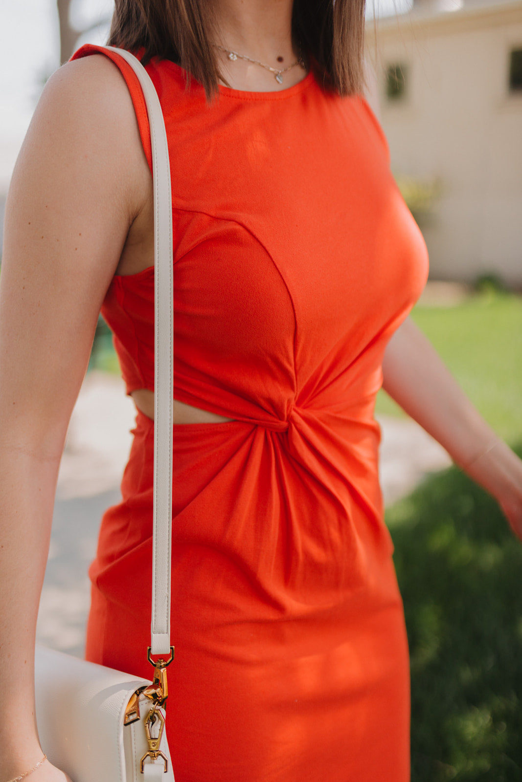 Sunsets With You Bright Orange Midi Dress – Shop Allure Fashions