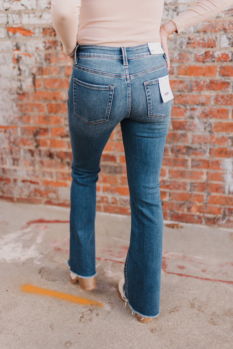 Vervet Alison Mid Rise Flare Jeans – Shop Allure Fashions