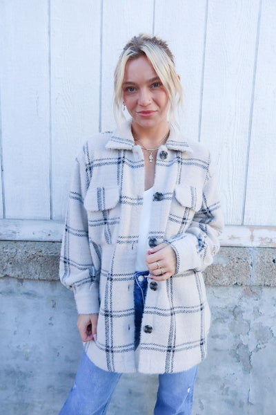 Z Supply Plaid Tucker Jacket